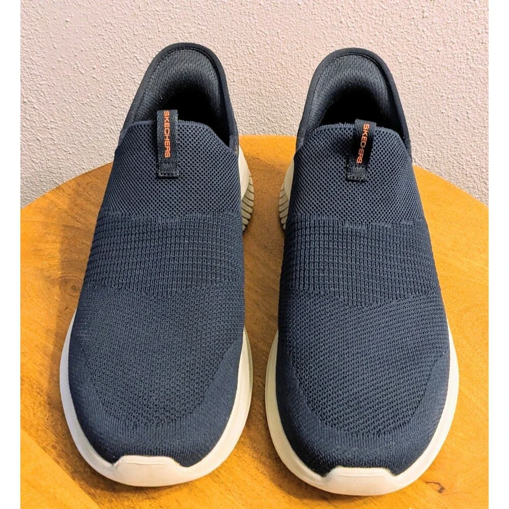 Skechers Ultra Flex 3.0 Smooth Step Shoes Men's 11 Wide Navy Slip-Ins 232450W